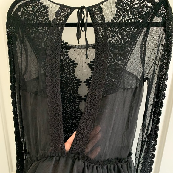 Free People Sheer L/S top - Picture 3 of 3